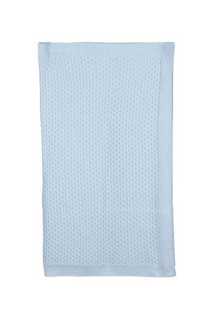 Pastel blue cotton blanket LITTLE BEAR KIDS | 3113CIELO